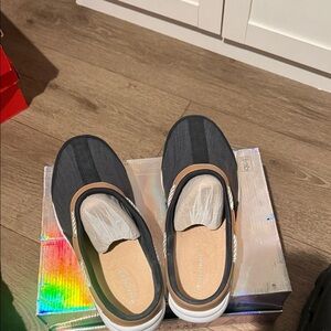 Easy Spirit Black Mules